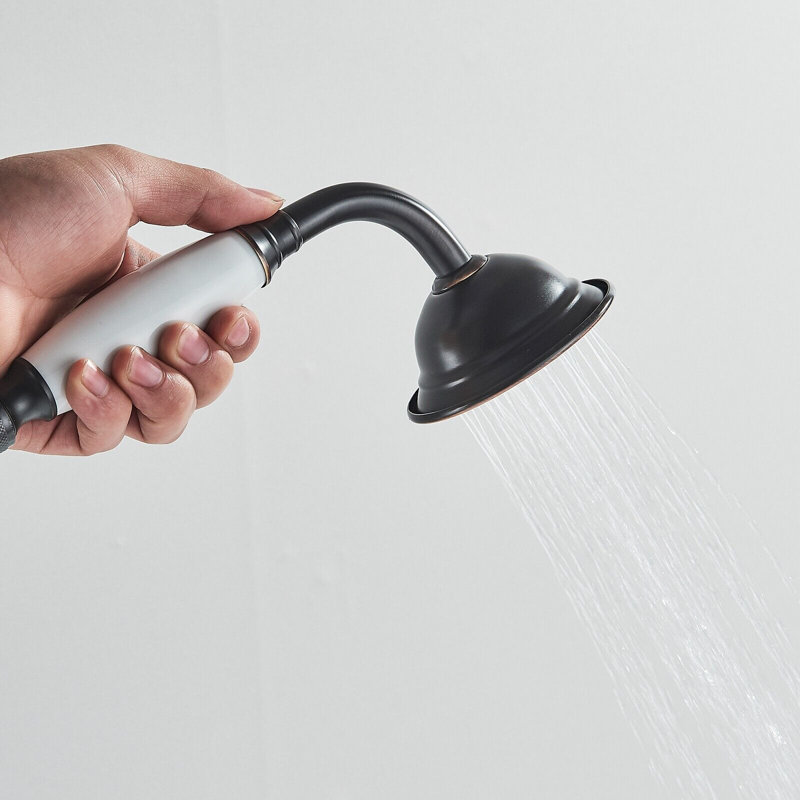 2 Handle Wall Clawfoot Tub Faucet