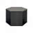 23.62'' Hexagonal Coffee Table Side Table Nightstand Burmese Sumac-665526869