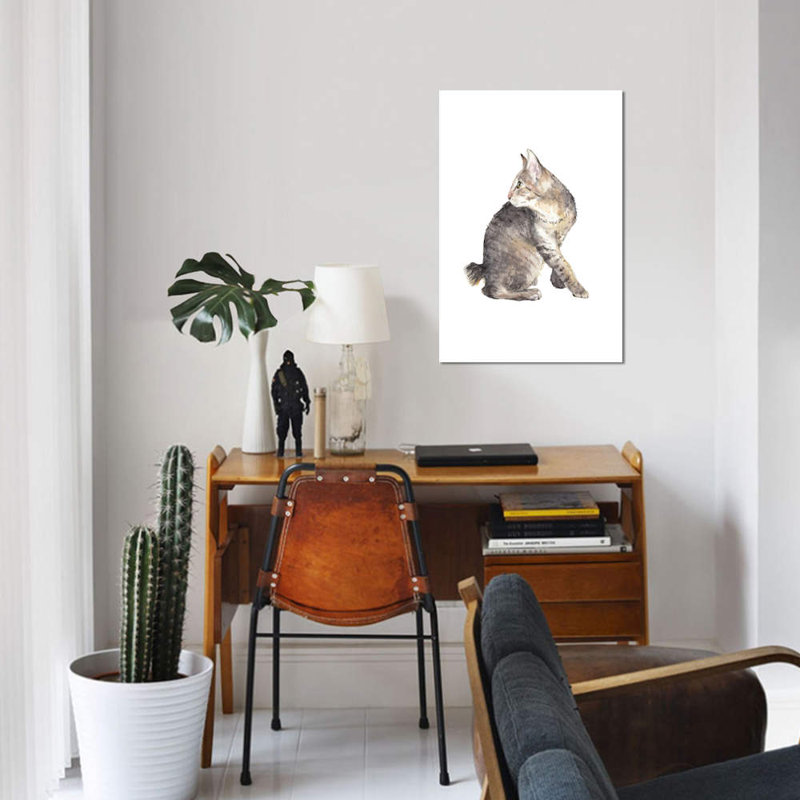 «Manx Cat», reproduction sur toile, H 26 po x l 18 po x P 1,5 po, Toile tendue