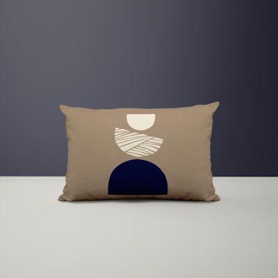 Polyester / Mélange de polyester Housse de coussin rectangulaire intérieure / extérieure lombaire et insert