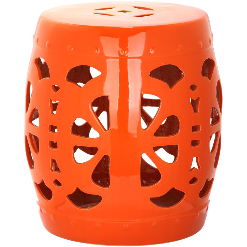 Tabouret de jardin Ceramic, Orange