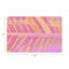 Tropical Leaf Vegan Leather Rectangle Pebble Placemat-1796008006
