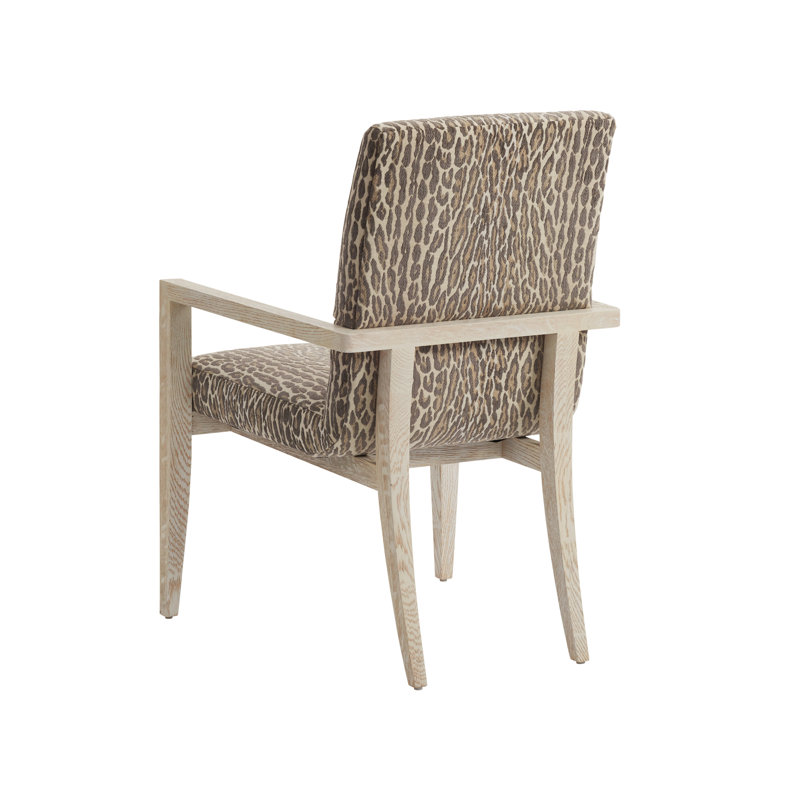 Carmel Upholstered Arm Chair, Brown