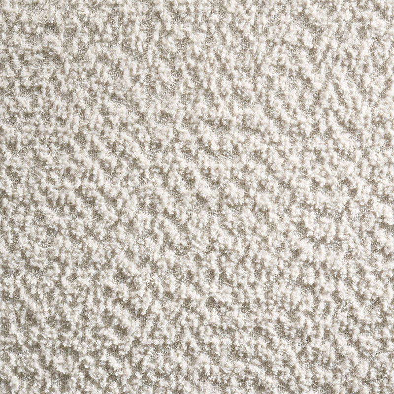 Banc rembourré capitonné Mira Vanilla Boucle