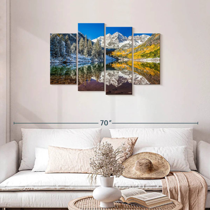 Alvord Majestic Maroon Bells, 27" H x 43" W