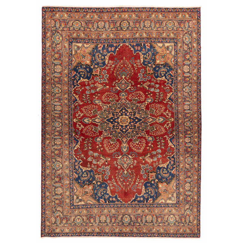 Tapis rouge Kayseri 6 pi 8 po x 9 pi 6 po
