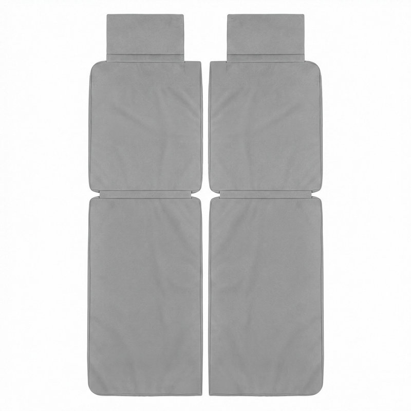 Housse de coussin pour chaise longue d'extérieur de taille spéciale seulement, Gris clair