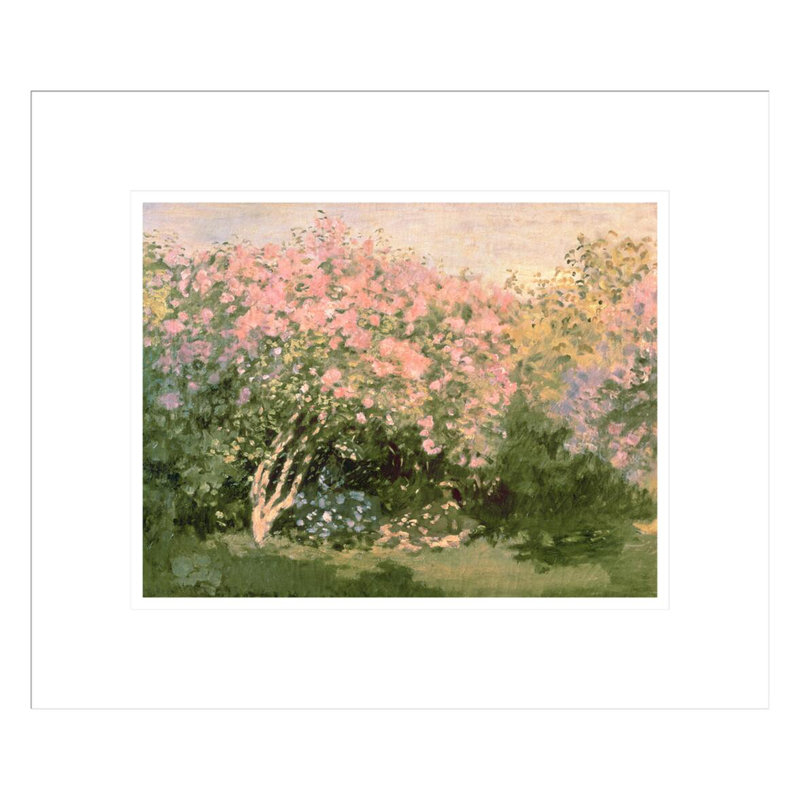 «Lilac in the Sun» par Claude Monet, impression giclée encadrée, H 13,75 po x l 16,16 po