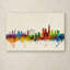 Ingar "London England Skyline VII" par Michael Tompsett, impression sur toile tendue-12628977