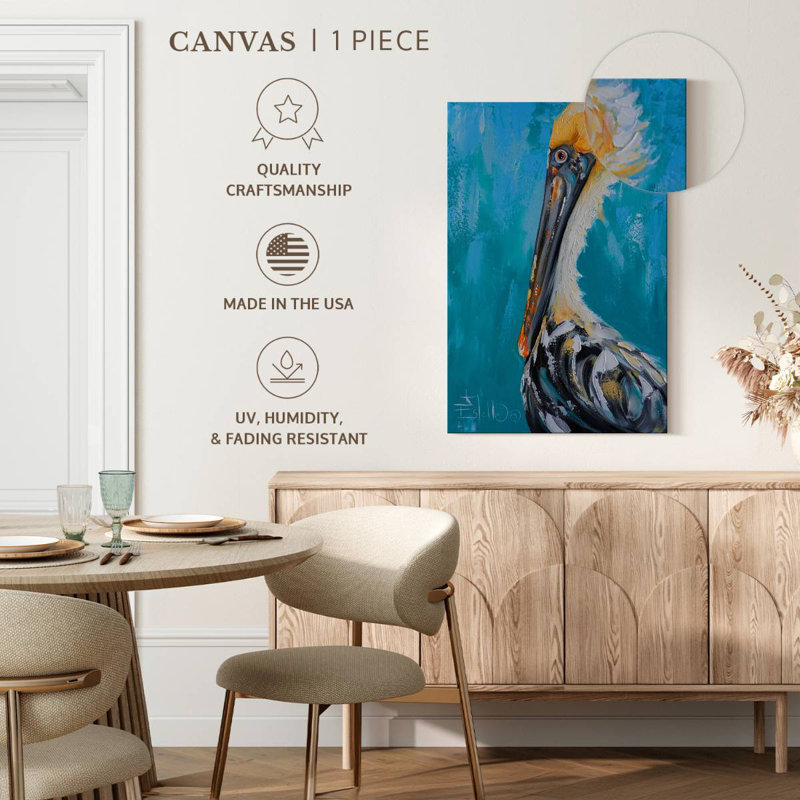 Brampt Posh Pelican, 36" H x 24" W