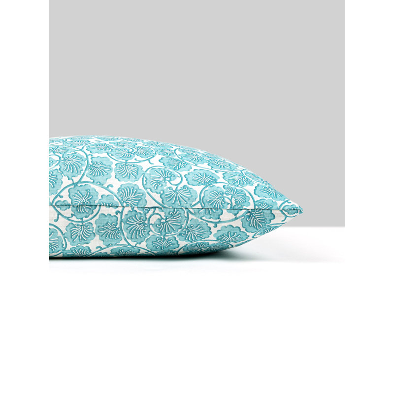 Color Pop Pillow Cover & Insert, Turquoise, Square 22"