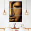 Bouddha bouddha doré sur toile, ensemble de 3 pièces par NirvanaDesigns-93025621