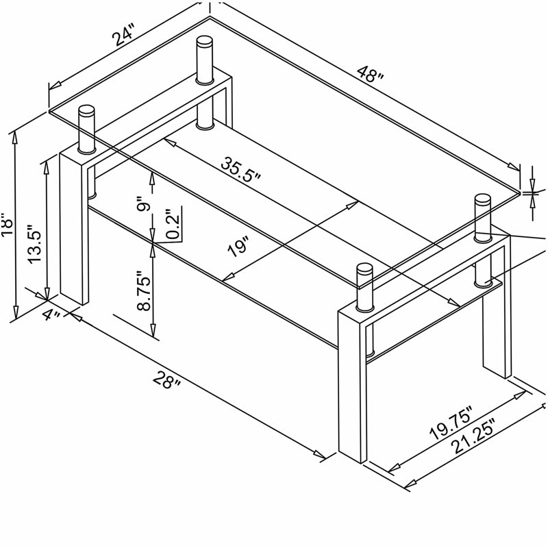 Table basse Moriah