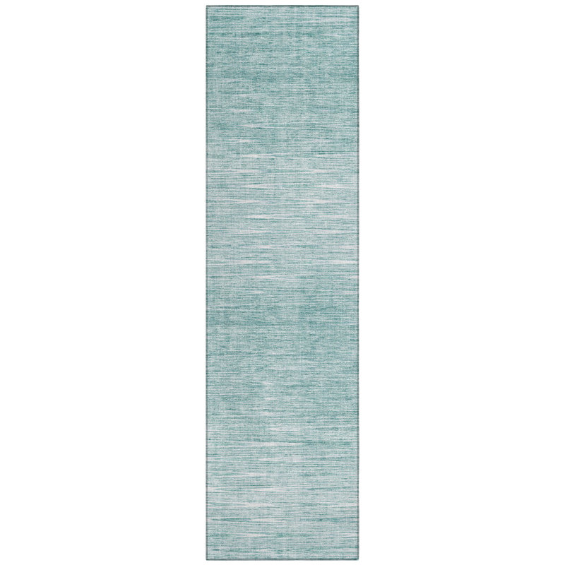 Leis Washable Ombre Indoor / Outdoor Rug, Runner 2'3" x 7'6"