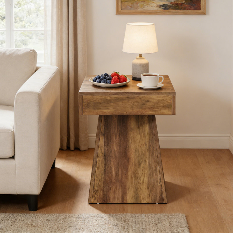 19.8" Square End Table