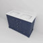 Meuble-lavabo double 48 po X P 22 po D, avec plateau en quartz blanc-1427737516