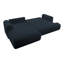 Alija 3 Seater Velvet Sofa & Chaise-158869174-158869179