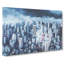 Moody New York City Skyline In Abstract - Wrapped Canvas-55312287