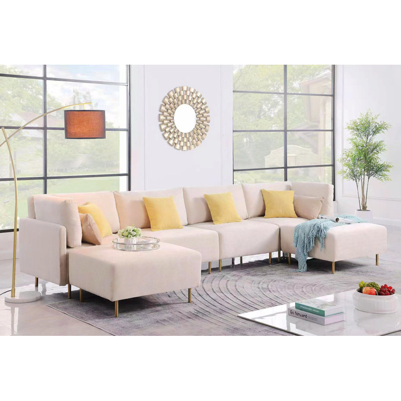 Quadell Upholstered Sectional Reversible