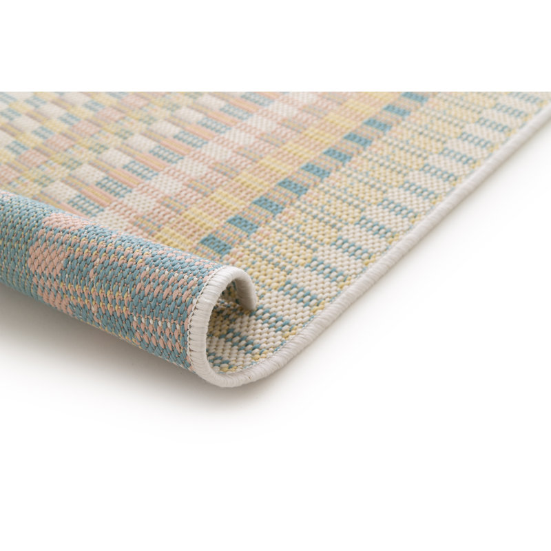 Tabris Geometric Shapes Flatweave Indoor / Outdoor Area Rug, Rectangle 160 x 230cm