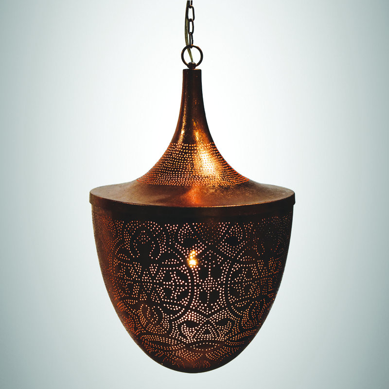 Arimentha 1 - Light Unique/Statement Pendant, Brown/Black