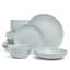 over&back Coupe 16-Piece Semi Hand-Finished Stoneware Dinnerware Set, Service for 4-99305507