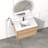 36"engineered Stone Bathroom Vanity Top With Rectangular Undermount Ceramic Middle Sink