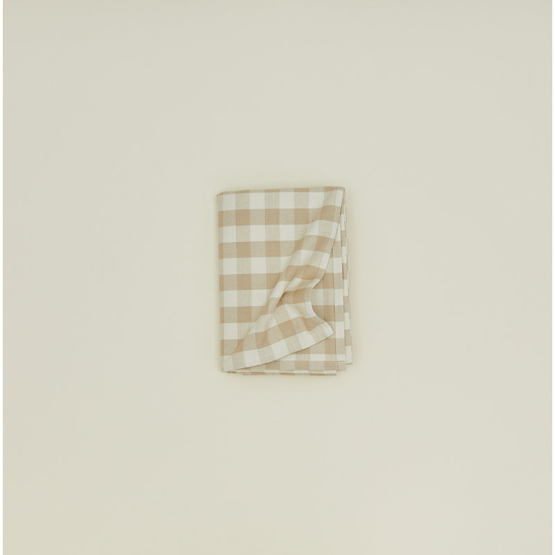 Nappe Essential Gingham, Ivoire / Lin