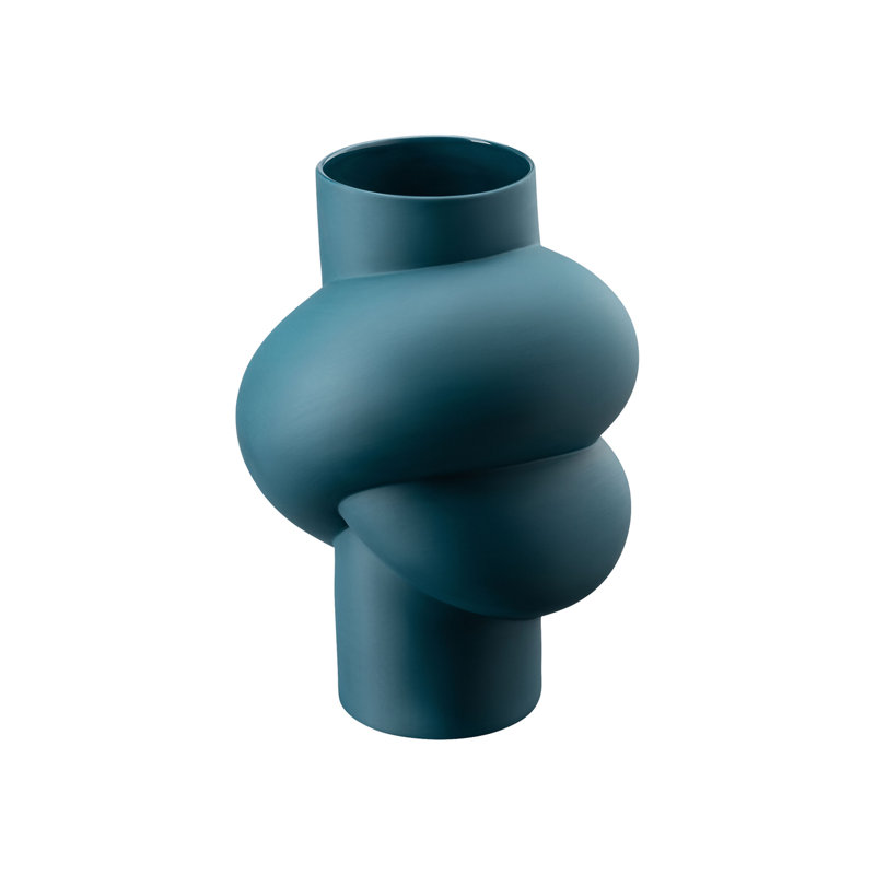 Node Porcelain China Table Vase, Abyss