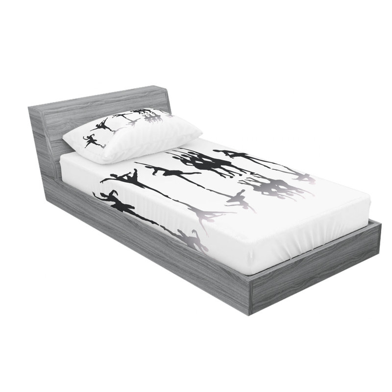 Microfiber Sheet Set, Twin XL Sheet Set with Fitted Sheet