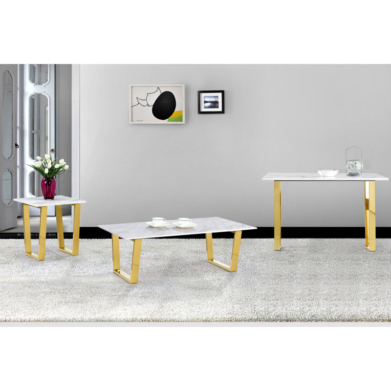 Ensemble de tables basses 3 pièces Honeoye