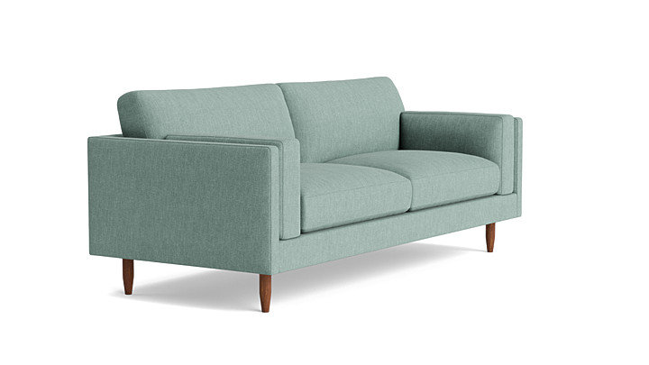 Skinny Fat Sofa ("85"), Performance Weave - Spa