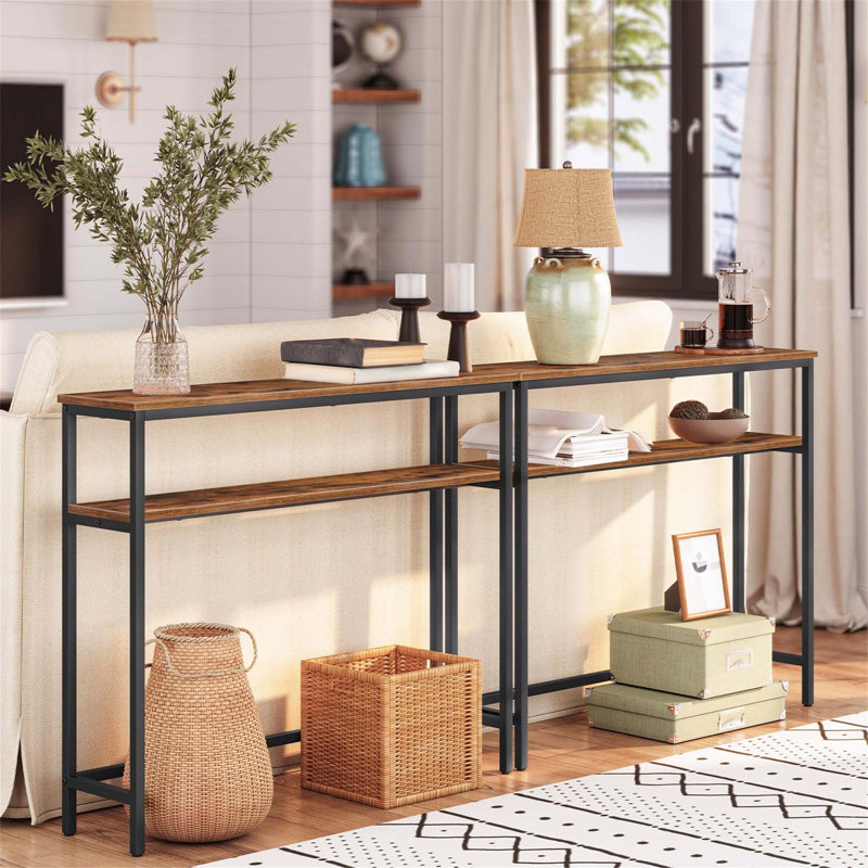 Hebersham Console Hallway Table, 80cm H x 80cm W x 24cm D