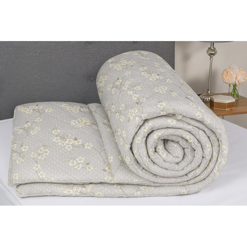 Cotton Blend Floral [EU ONLY] Duvet Cover Set with Pillowcases Included, Double Duvet Cover + 2 Standard Pillowcases