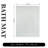 100% Cotton Thick Geometric Border Washable Bath Mats -173374339