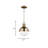 Geoffrey 1-Light Globe Pendant with Steel Fixture-933353514-933353556-933353559