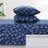 Eva Flannel Floral Sheet Set-402533737