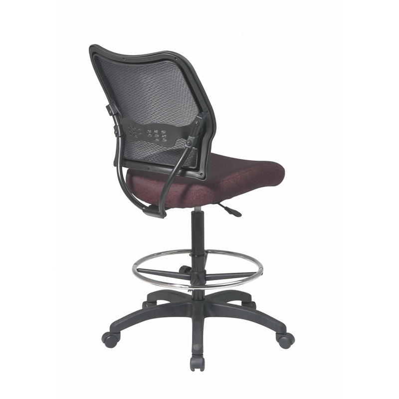 Pascarella Mesh Drafting Chair, Icon - Burgundy