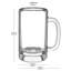 Libbey Heidelberg Glass Beer Mugs, 16 oz.