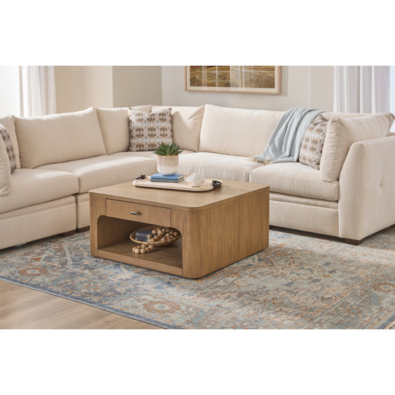 Haven Square Coffee Table With Casters