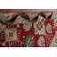 Tapis oriental géométrique rouge Kazak 10