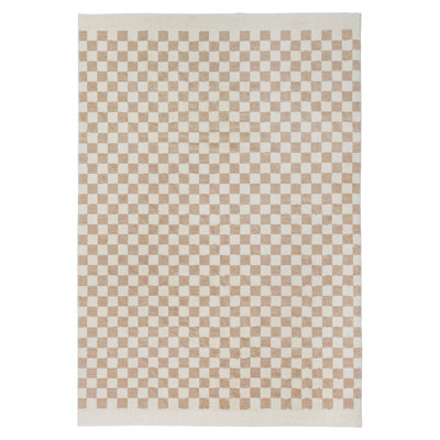 Isamarie Washable Checkered Indoor Rug
