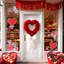 Kbndieu 35 X 72 In Valentines Day Door Cover Valentines Day Door Curtain Valentines Day Door and Wall Decoration Festival Party Decoration-945639778