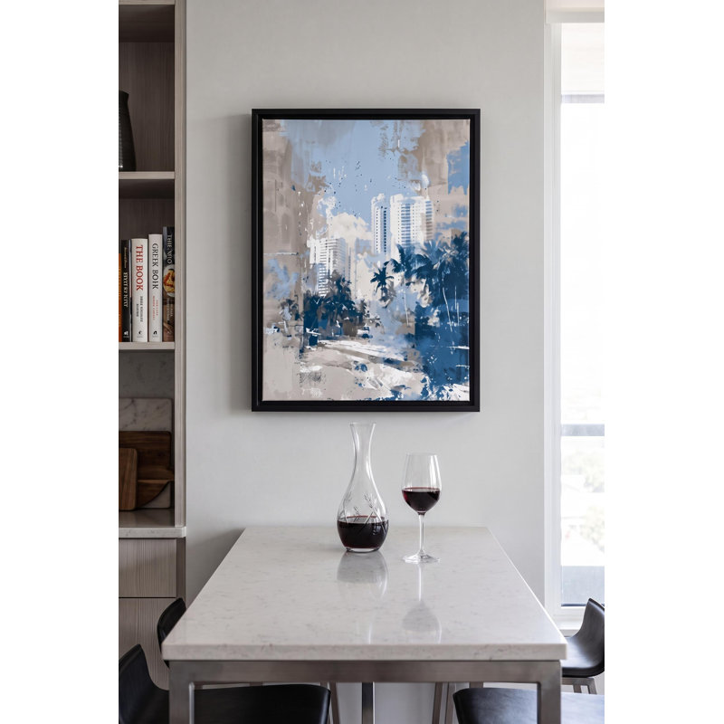 Miami in Blue, 22" H x 29" W