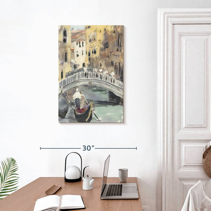 Aime Along The Venice Canal, 30" H x 20" W