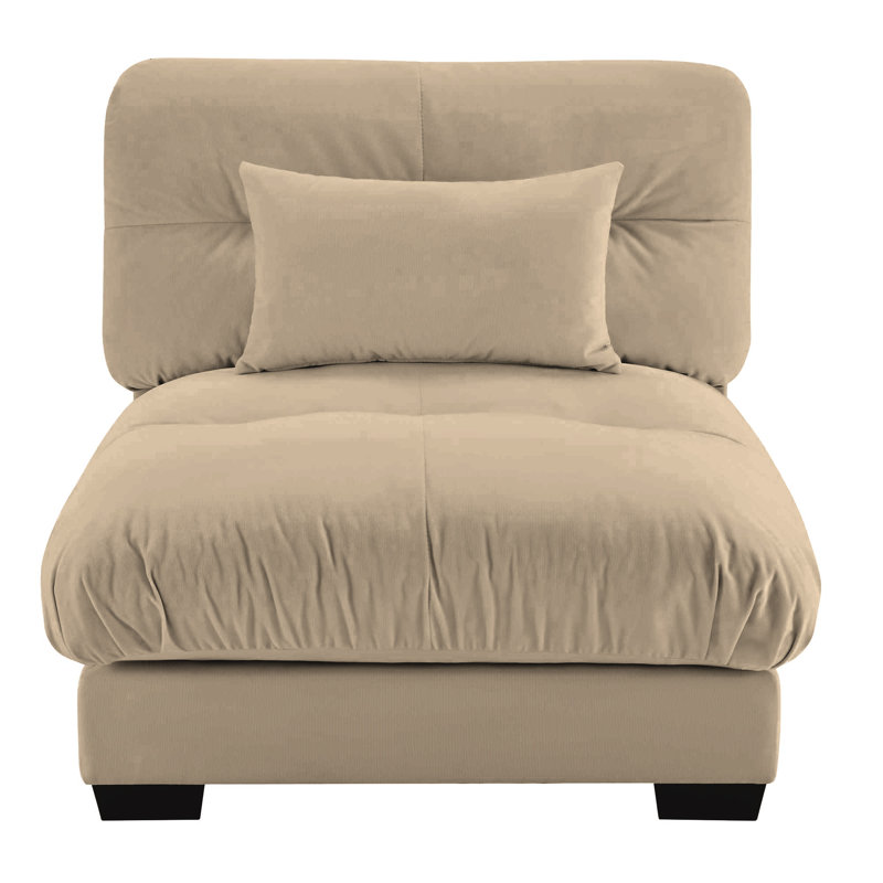 Canapé sans accoudoirs Milano avec 1 coussin - Milano, Tanné