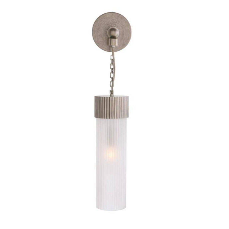Jayce 1 - Light Wallchiere, Vintage Silver