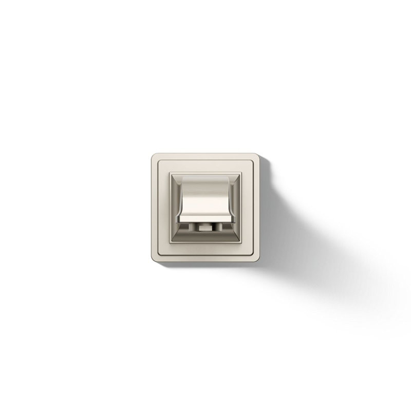 Pinstripe Pure Pure Wall-Mount, 6-7/8" Non-Diverter Bath Spout, Vibrant Brushed Nickel