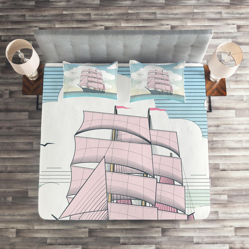 Coastal Polyester Coverlet