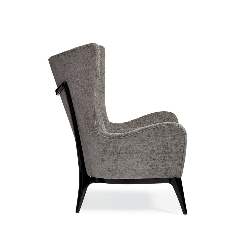 Whats New Pussycat Wingback Chair, Gray